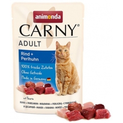 ANIMONDA CARNY WOŁOWINA+PERLICZKA SASZETKA 85G